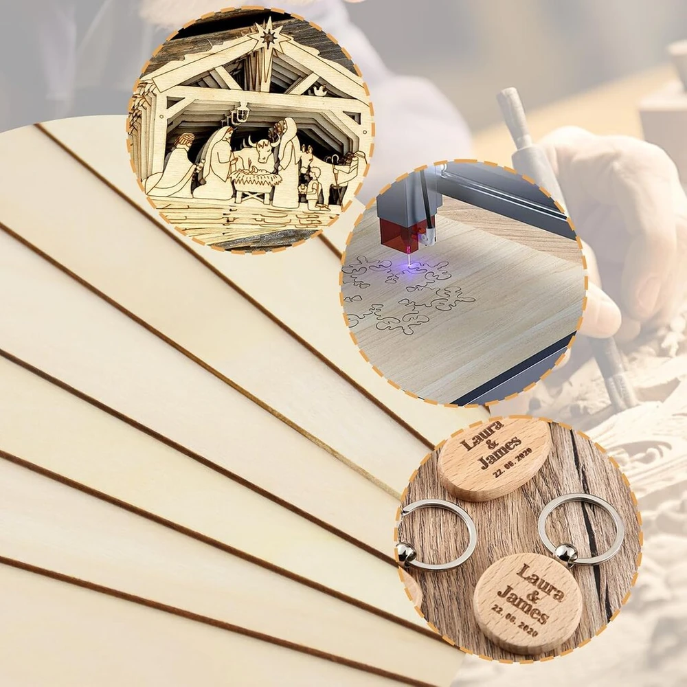 Faneros plokštė 3 mm, fanera 30 x 20 cm liepa, lre co. medienos graviravimo medžiagos, faneros plokštė modeliavimui, „pasidaryk pats“ medienos amatai, medinės plokštės amatams, faneros plokštės (4)