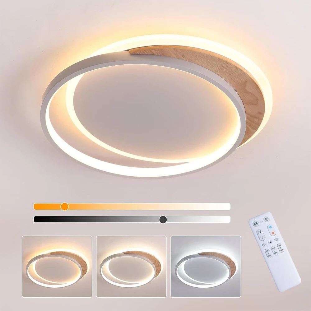 Fanlg Led lubų šviestuvas 40 cm, pritemdomas, 3000-6000k, modernus