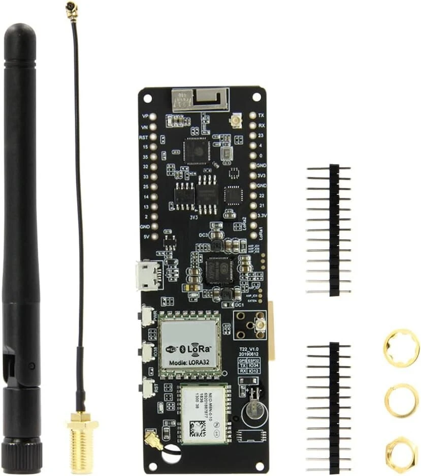 Fasizi T-beam 868mhz Esp32 Wifi belaidis bluetooth modulis Esp 32 Gps Neo-m8n Ipex Lora 32 18650 baterijos laikiklis