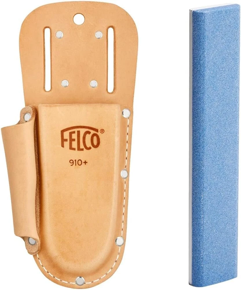 Grandininis pjūklas Felco dėklas nr. 910+ felco 910+, 35 x 15 x 5 cm ir 902 galąstuvas, 26 x 16 x 12 cm