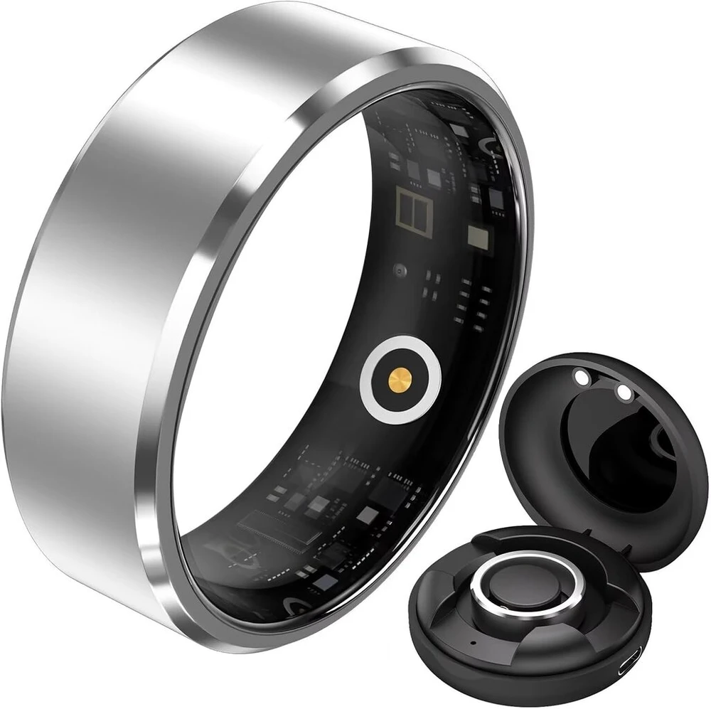 Findtime išmanieji žiedai vyrams moterims išmanusis žiedas android ios miego stebėjimo širdies ritmo monitorius žingsniamatis širdies ritmo fitneso žiedo sekiklis išmanusis žiedas fitneso žiedas fitneso sekiklis sportinis juodas auksinis sidabrinis