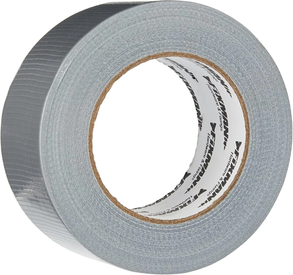 Fixman 189098 itin tvirta sidabrinė lipni juosta 50 mm x 50 m