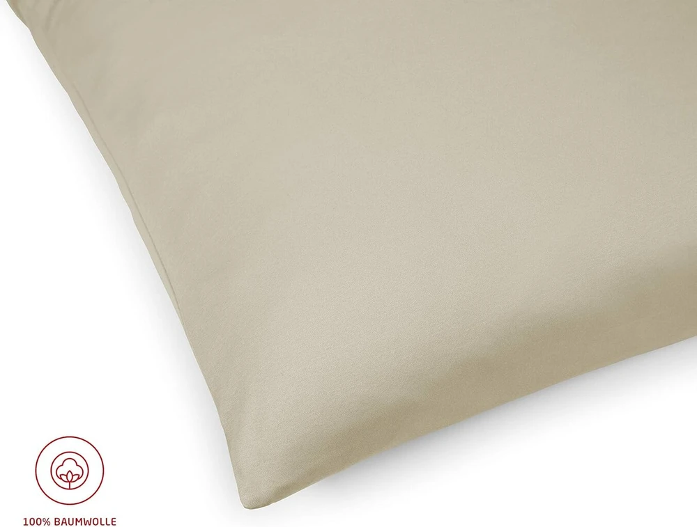 Fleuresse 9200 colours Interlock Jersey pagalvės užvalkalas 100% medvilnė Oekotex Standard 100 40 x 60 cm balta