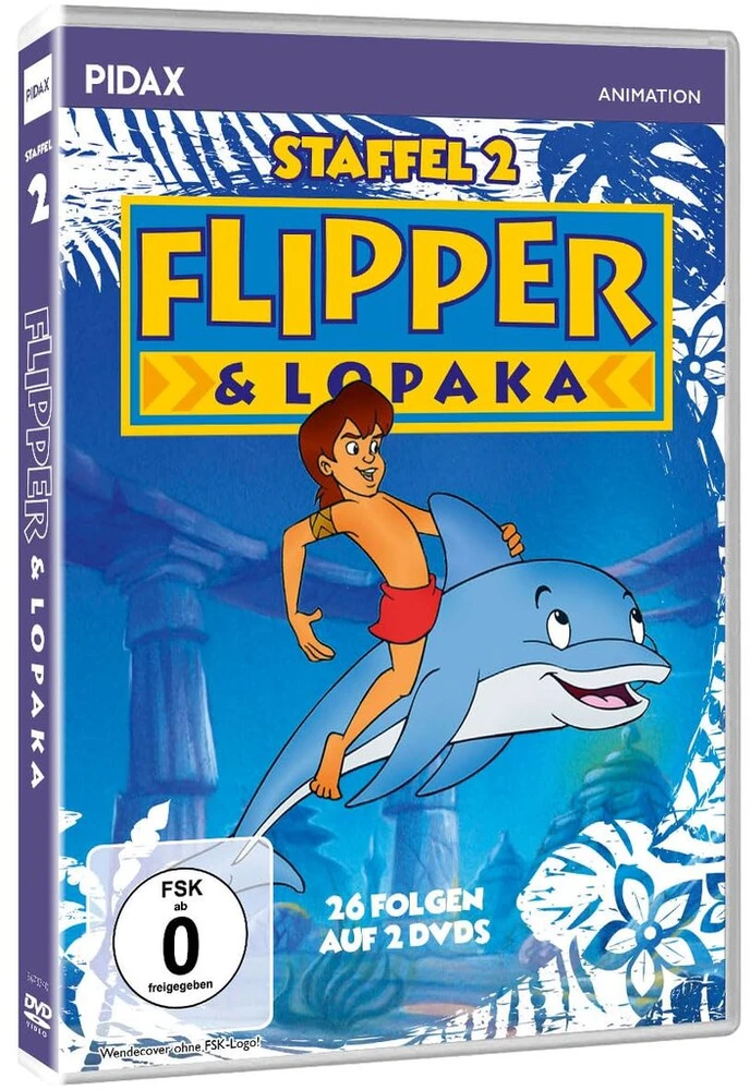 Vinilinė plokštelė Flipperis ir Lopaka, 2 sezonas / Dar 26 animacinio serialo serijos apie visų mėgstamą delfiną (pidax Animation) [2 Dvd]