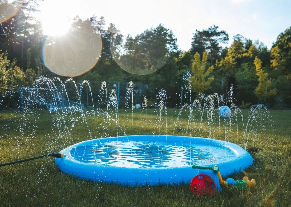 Fontano purkštuvas sodo baseinas vaikams vandens kilimėlis didelis braidymo baseinas 170cm
