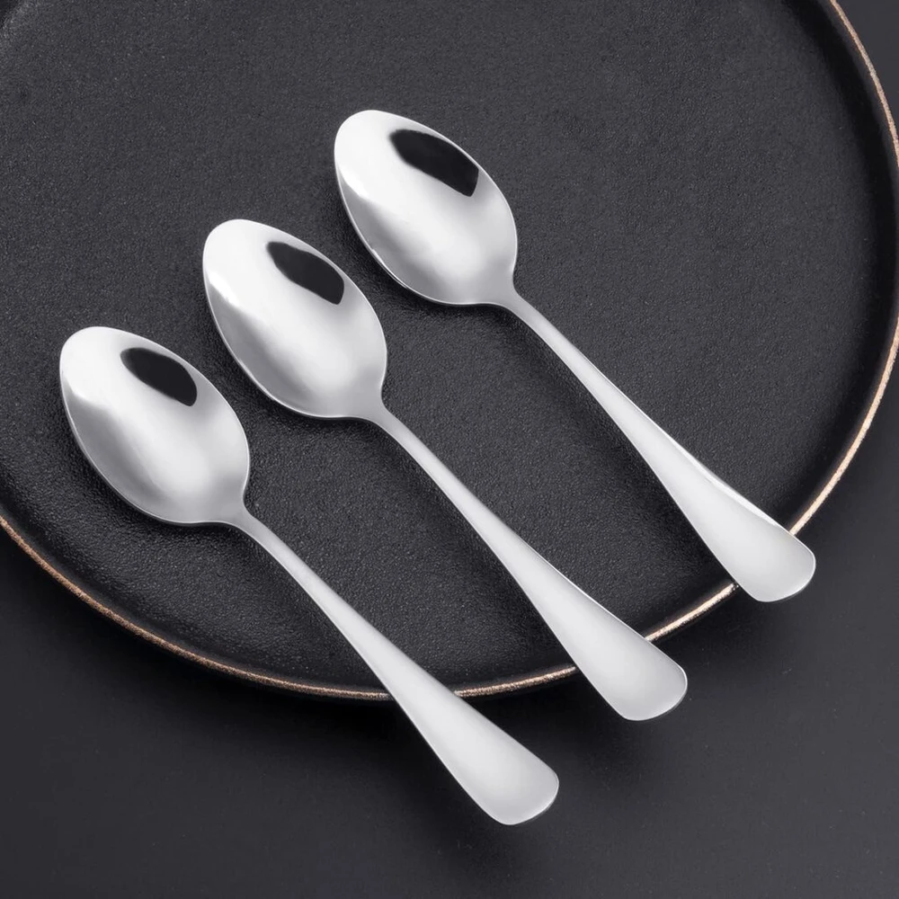 Foxas Bon Appétit serijos 6 dalių 13 cm arbatinis šaukštelis, kavos šaukštelis, espreso šaukštelis, mažas desertinis šaukštelis, galima plauti indaplovėje ir poliruotas nerūdijantis plienas