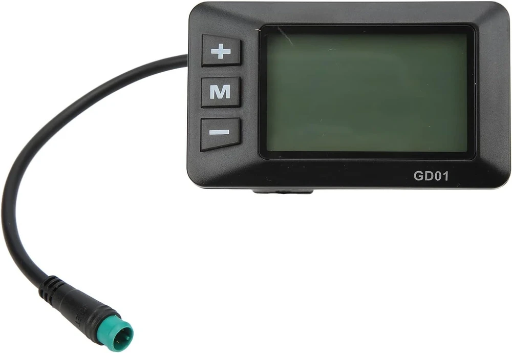 Ftvogue 36v 48v E-dviračio Lcd ekranas, vandeniui atsparus valdymo skydelis Ebike Lcd ekranas dviračio kompiuteris 5 kontaktų vandeniui atspari jungtis 22,2 mm vairui dviračio modifikavimui