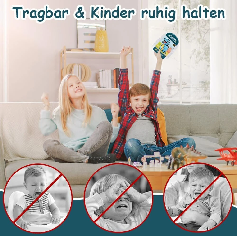Fullware Sukamas Dėlionė, Sukamas Dėlionė, 16 Dalių, 3 4 5 6 Metų Vaikams, Sukama 3d Dėlionė, Montessori Dėlionė Vaikams, Kubo Dėlionė, Gyvūnų Motyvų Dėlionė, Berniukams Mergaitėms (dinosaur World)