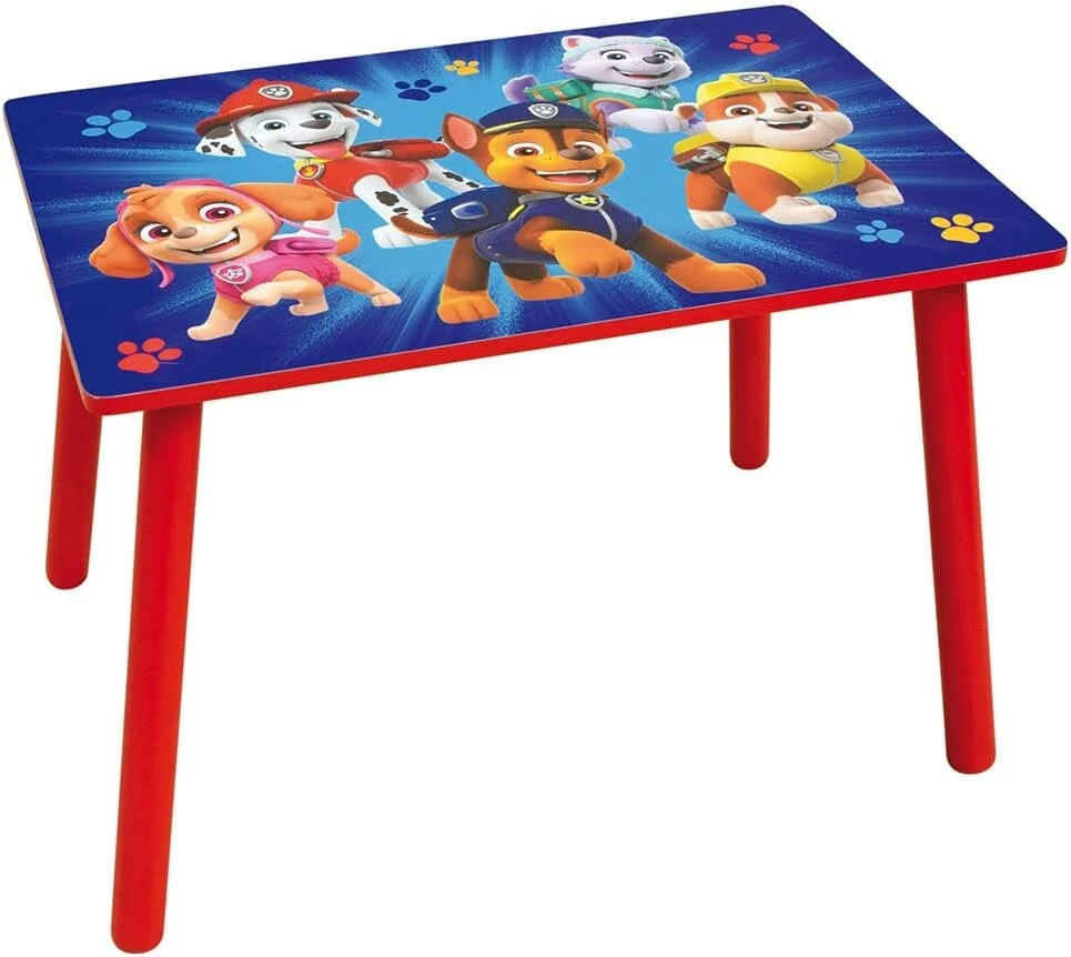 TV staliukas Fun House Kinder 713520 Paw Patrol staliukas, aukštis 41,5 cm x plotis 61 cm, 42 cm su sėdimąja dalimi, sėdynės aukštis 49,5 cm x ilgis 31 cm x gylis 31,5 cm