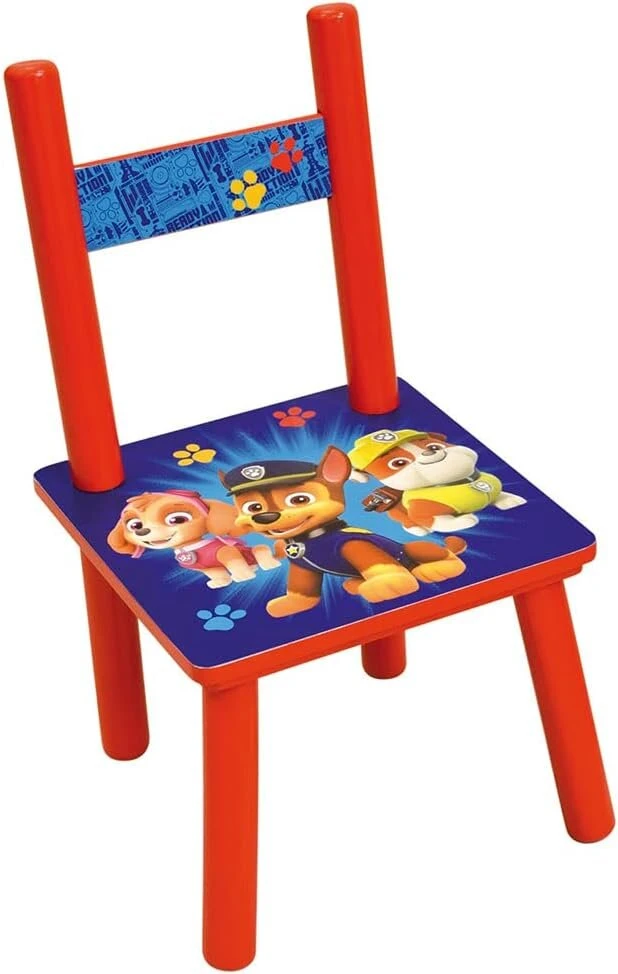 TV staliukas Fun House Kinder 713520 Paw Patrol staliukas, aukštis 41,5 cm x plotis 61 cm, 42 cm su sėdimąja dalimi, sėdynės aukštis 49,5 cm x ilgis 31 cm x gylis 31,5 cm