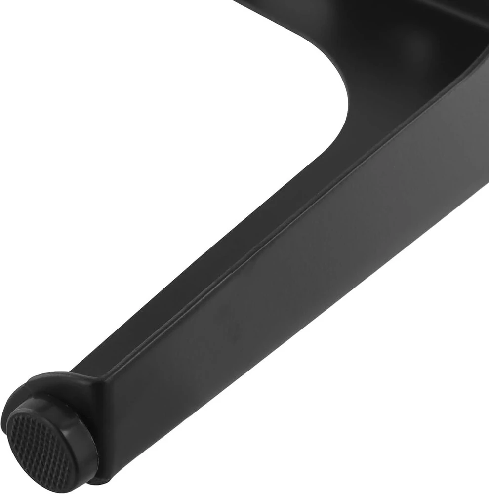 Fotelis Funsuei 8 baldų kojelių rinkinys, metalinės, juodos, 15 cm, trikampės baldų kojelės su varžtais, spintelių kojelės, baldai spintelėms, sofoms ir kitoms baldų kojelėms