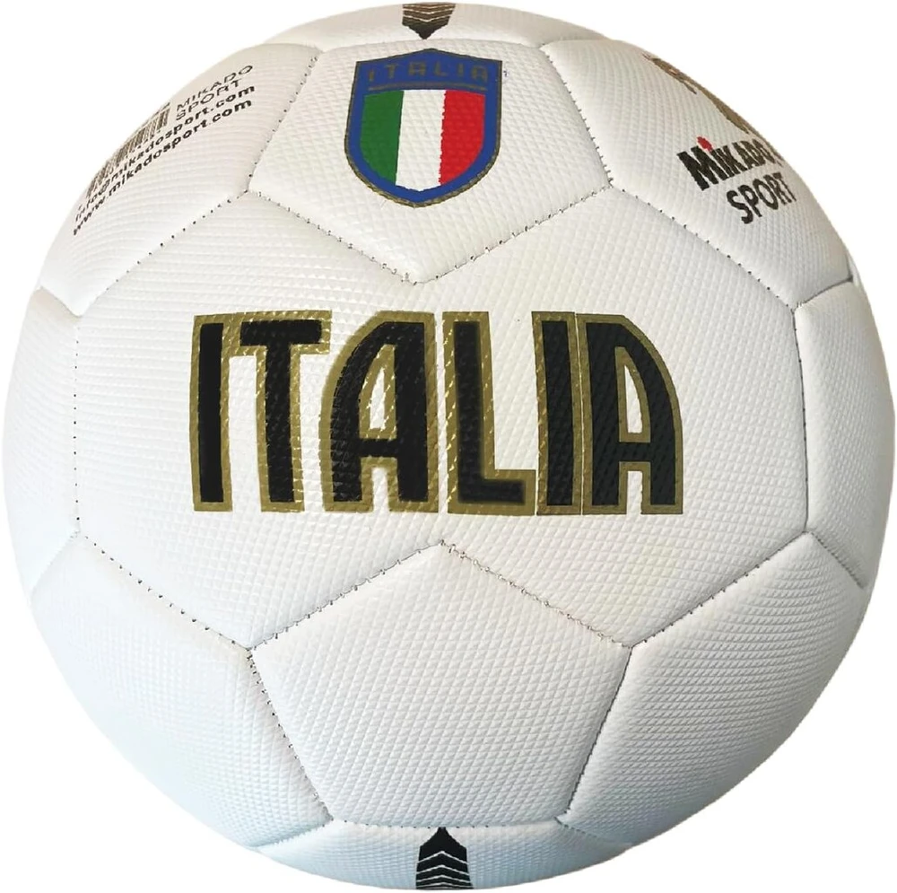 Futbolo kamuolys Italy Model Baltas Hf Pvc suaugusiems jaunimui vaikams