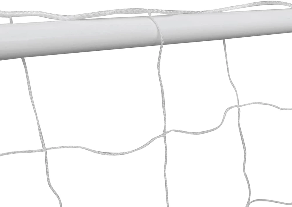 Futbolo vartų su tinklu rinkinys, 240x90x150cm, plienas