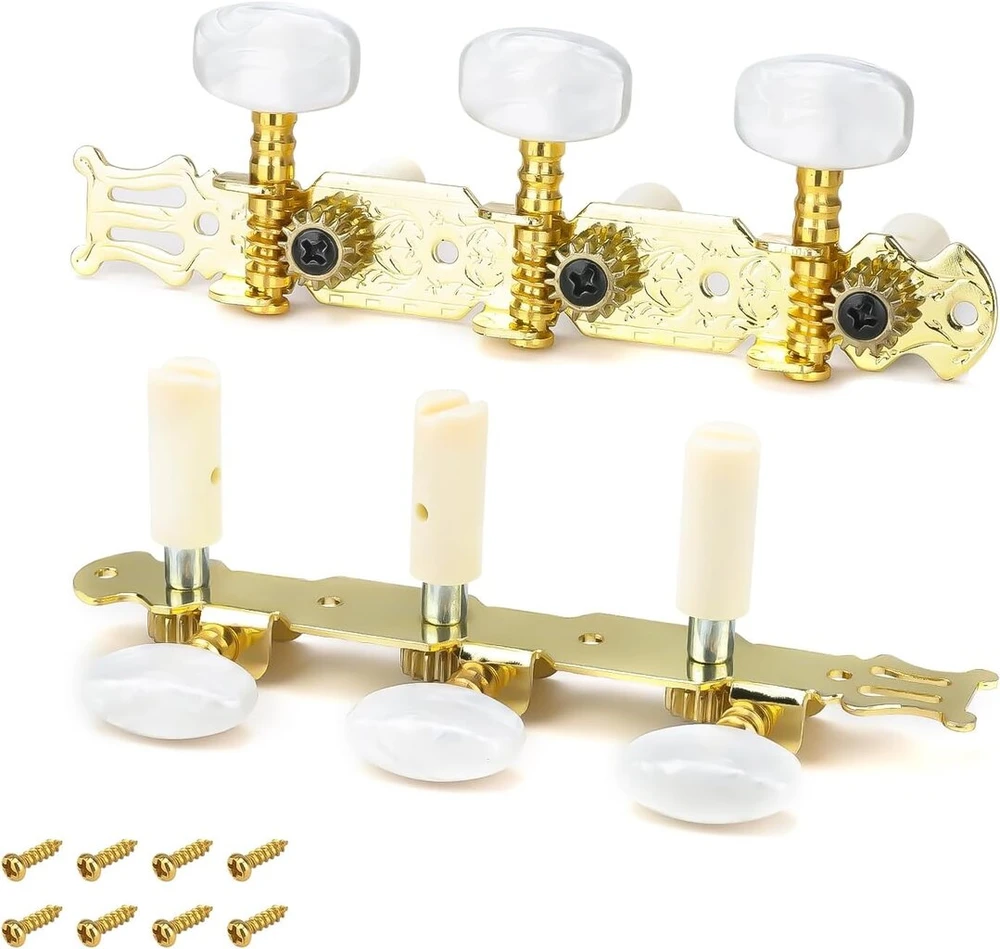 Fyihoxi gitaros derinimo kaištukai gitaros mechanikos galvutės derintuvas klasikinės gitaros stygų derintuvas gitaros stygų derintuvas gitaros derinimo kaištukai metalinis derintuvas klasikinei gitarai derinti