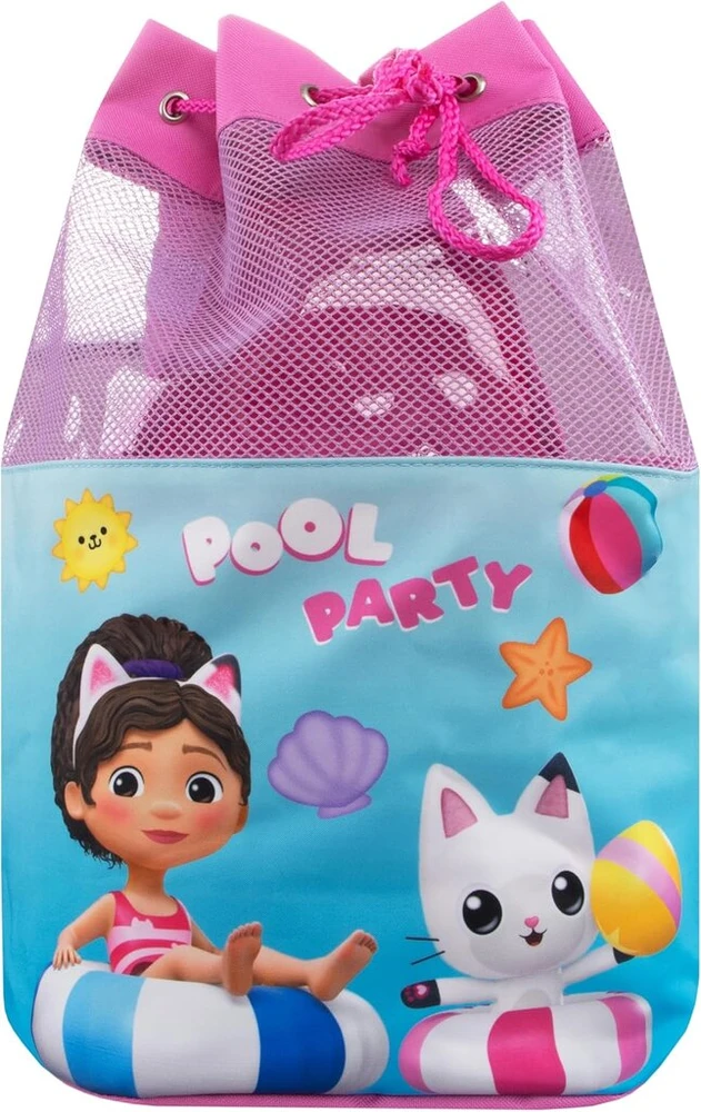 Gabby's Dollhouse sportinė kuprinė mergaitėms, rožinė