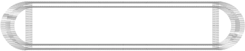 Gabiono lovelis, 500x100x100cm, galvanizuota geležis, aukštas