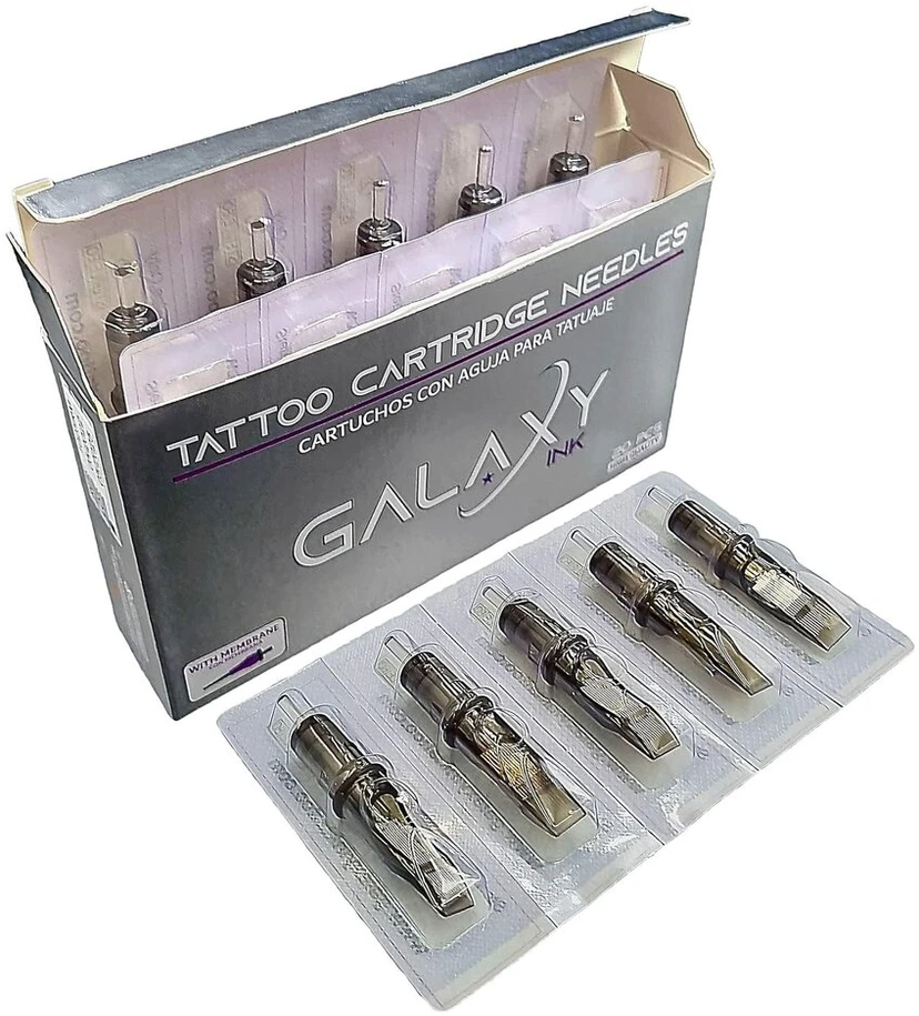 Galaxy rašalo kasetė tatuiruočių mašinėlei 7 Magnum (0,30 mm) - 20 vnt. dėžutė