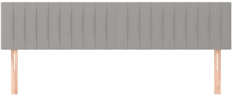 Lova Galvūgaliai, šviesiai pilkas, 200x5x78/88 cm, audinys