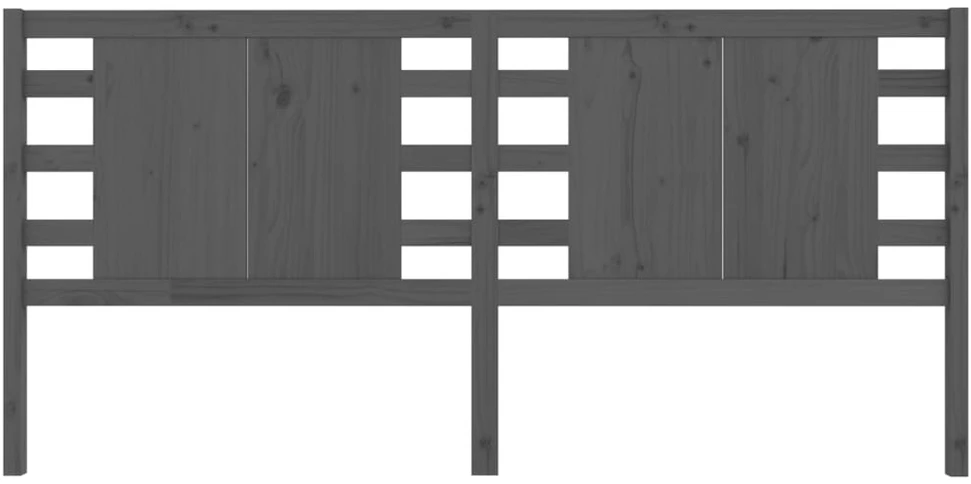 Lova Galvūgalis, pilkas, 126x4x100cm, pušies medienos masyvas
