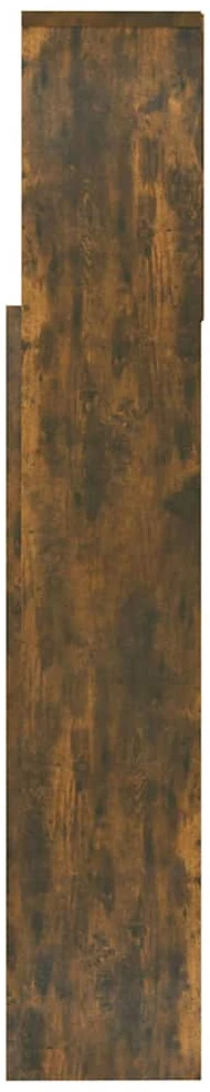 Lova Galvūgalis-spintelė, dūminio ąžuolo spalvos, 160x19x103,5cm