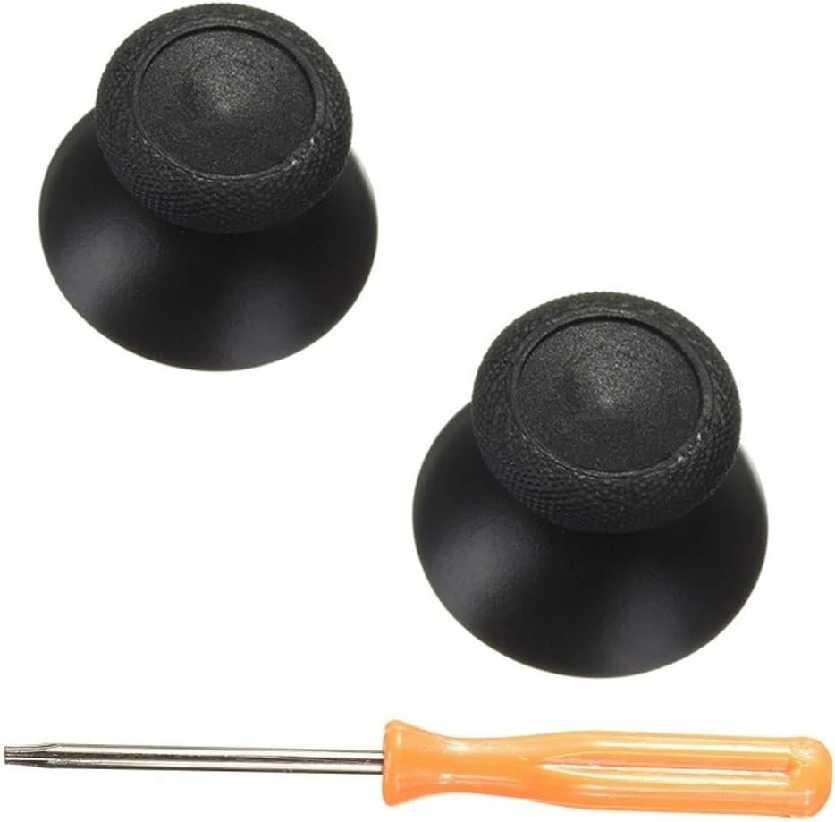 Gamer Gear Replacement 2 x Analoginiai nykščių valdiklių dangteliai, skirti XBOX One valdikliui. Rinkinį sudaro atsuktuvas. Patvarūs ir lengvai pakeičiami