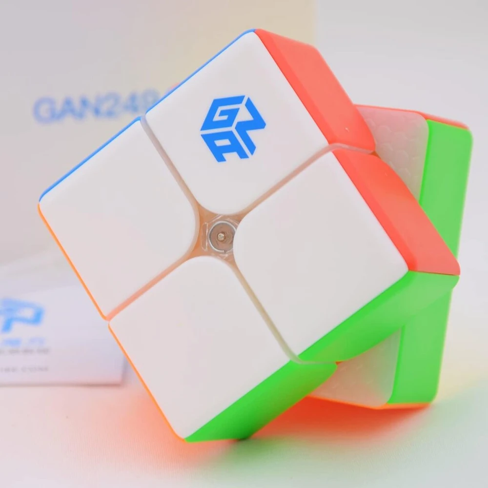 Gan 249 V2 2x2 Greičio Kubas Lipdukas Be