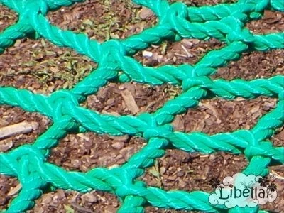 GANDRO LIZDAS SŪPYNĖS XL 100cm JUODOS IR ŽALIOS VIRVĖS 18mm
