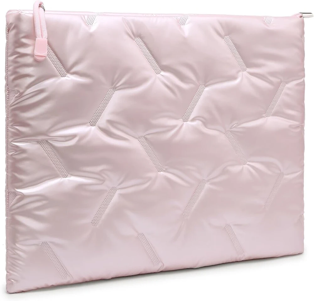 Gaochy 13 13.3-14 15 15-16 colių pūstas nešiojamojo kompiuterio dėklas, icy pink