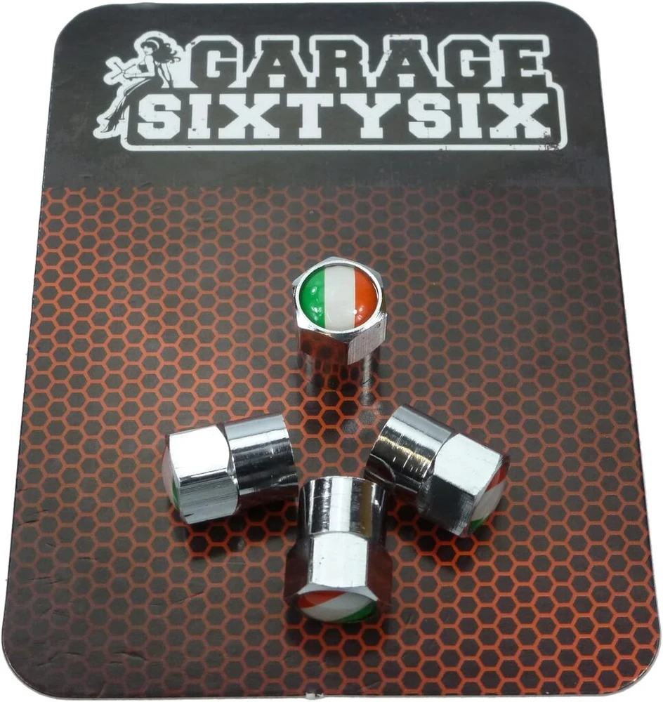 Garage-sixtysix ventilių dangteliai Italy / 4 vnt. komplektas / Modelis: Pittsburg