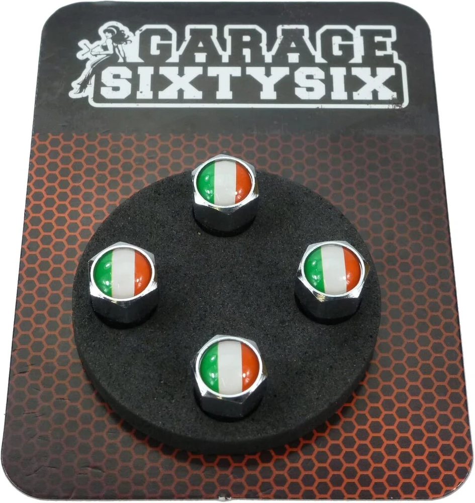 Garage-sixtysix ventilių dangteliai Italy / 4 vnt. komplektas / Modelis: Pittsburg