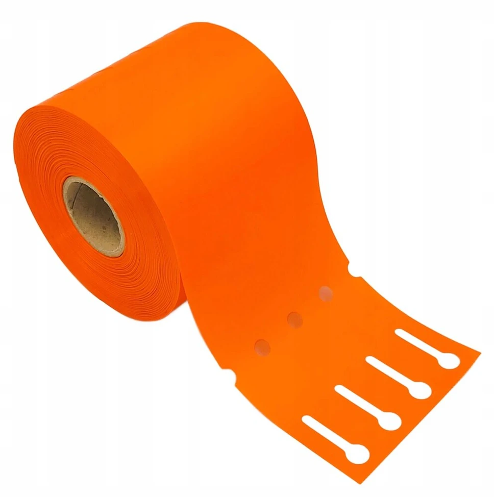 Garden-label.pl sodo etiketės kilpa surišamos 25 mm x 25 mm 25x250 oranžinės 2000 vnt.