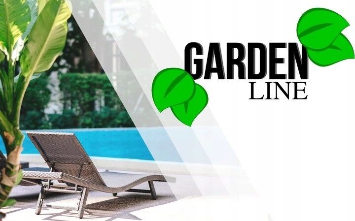 Gardenline Sodo gultas paplūdimio gultas sulankstoma lova su kišene 190x58x30cm