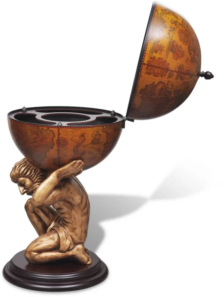 Gaublio formos baras su Atlaso stovo dizainu, 42x42x85cm