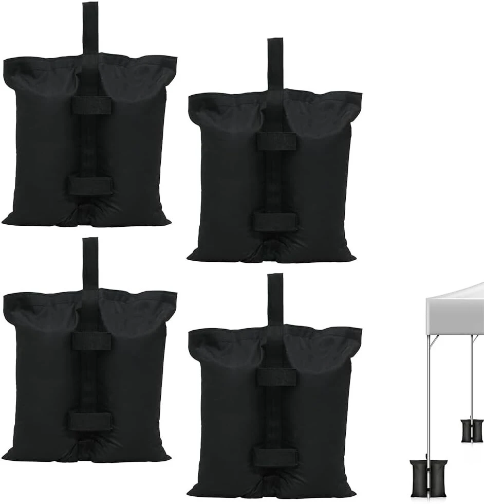 Gazebo smėlio maišai Gazebo svoriai Gazebo smėlio maišai svoriai Gazebo smėlio maišai svėrimui Oxford storas smėlio maišas Svorinis Gazebo skėčiui Tramplinui Lauke 4 vnt.