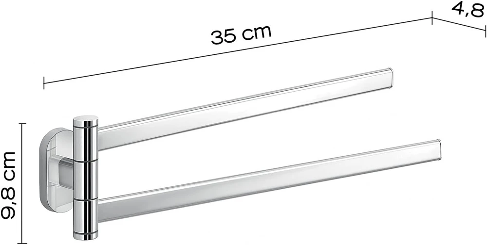 Gedy rankšluosčių laikiklis 2 strypai Giratorias g-febo (53231300200)