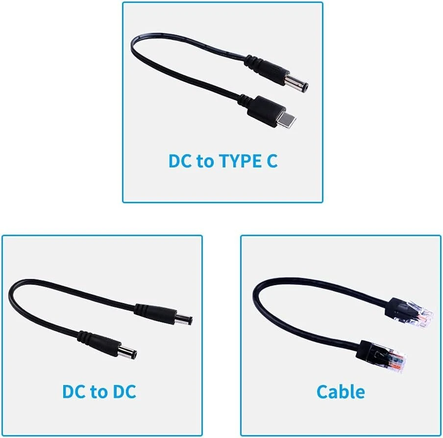 Geeekpi Gigabit Usb-c Poe skirstytuvas 48 V į 5 V Ieee802.3af maitinimas per ethernet, skirtas raspberry pi 4b+/3b+, planšetiniams kompiuteriams, dropcam (48v į 5v 4a)