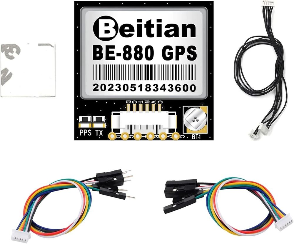 Geekstory Be-880 gps imtuvo modulis su flash atmintimi Hmc5883l kompasas 10 kartos lustas gps antena ttl lygis 38400bps, skirtas arduino orlaiviui pixhawk apm skrydžio valdikliui