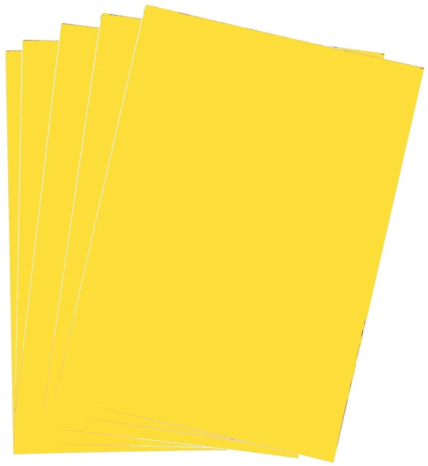 Geltonas A4 popierius amatams, 50 lapų