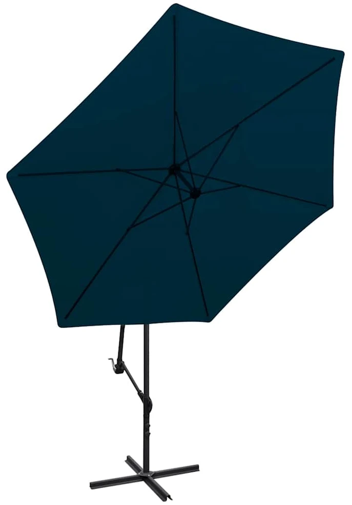 Gembinis sodo skėtis nuo saulės, mėlynos spalvos, 3m