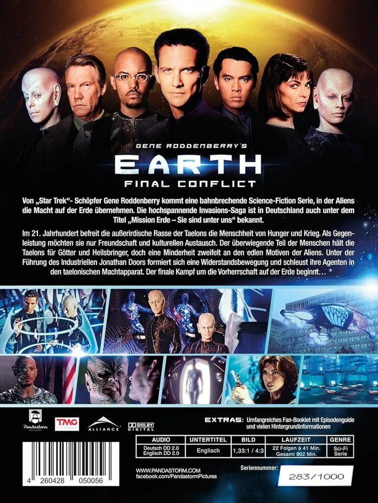 Vinilinė plokštelė Gene Roddenberry's Earth: Final Conflict - Staffel 2 (6-dvd Softbox)