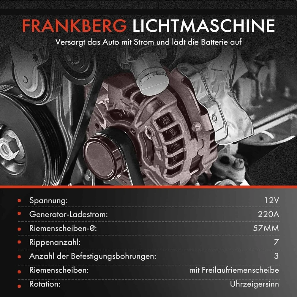 Generatorius Frankberg 11451n Bmw X5 E70 X6 E71 3.0l