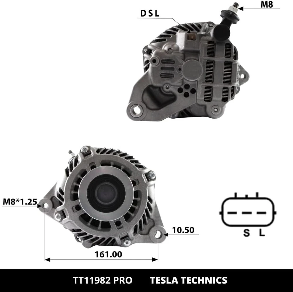 Generatorius Tt11982 Pro 12v 130a Nissan