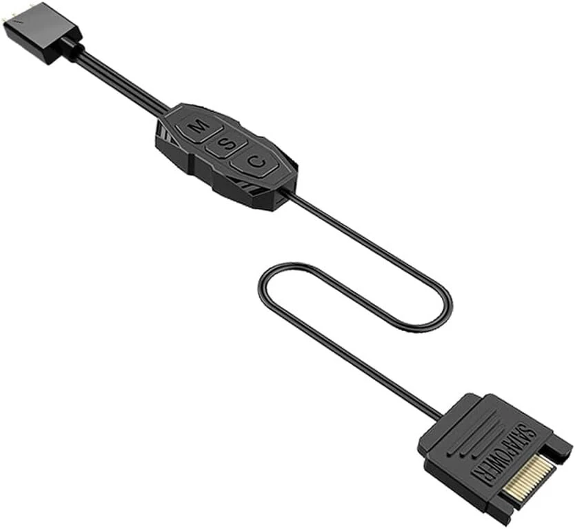 Generic 5v 3-pin Argb Valdiklis Rgb Ventiliatoriams ir Juostoms