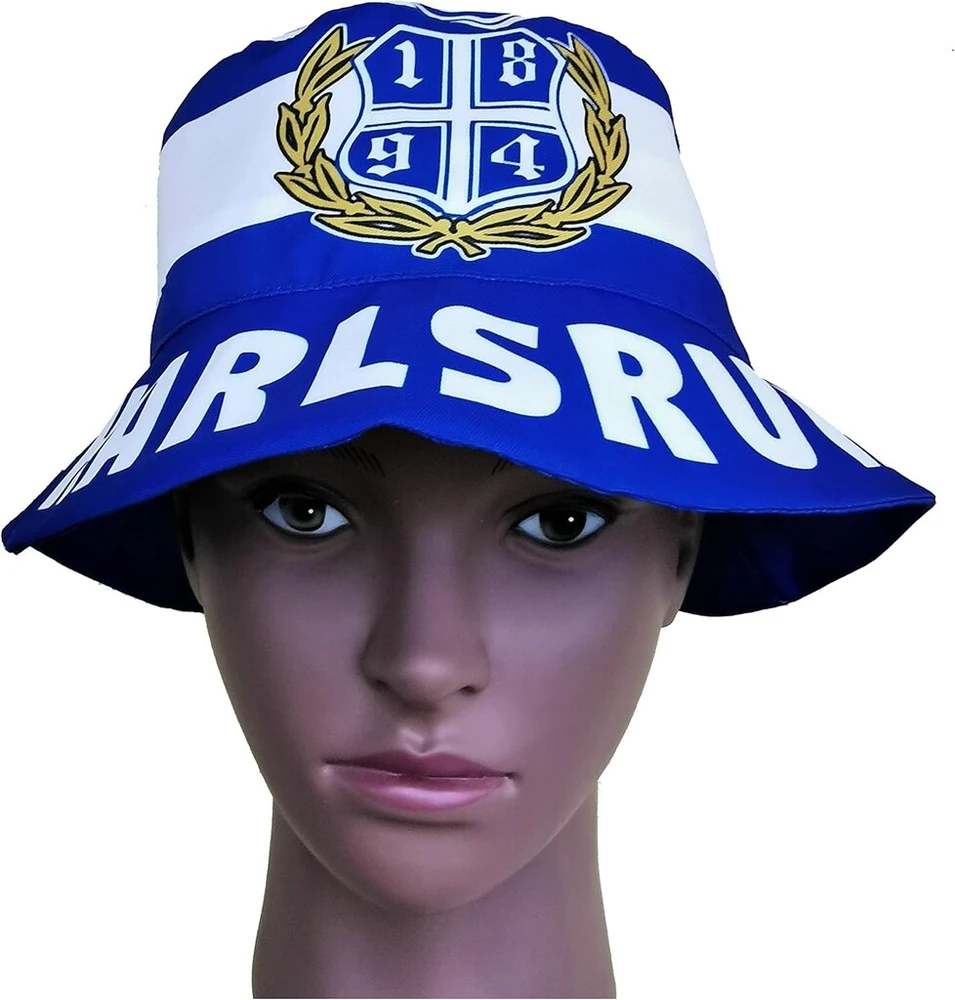 Generisch Karlsruhe fano skrybėlė, nuo saulės, žvejo skrybėlė, žvejo skrybėlė, fano skrybėlė, karinė skrybėlė, mėlyna, balta