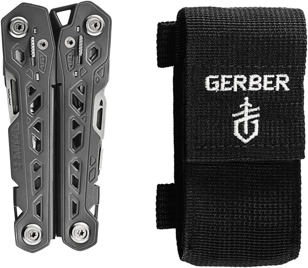 Gerber 1027513 daugiafunkcis įrankis Truss, sidabrinis, pilno dydžio