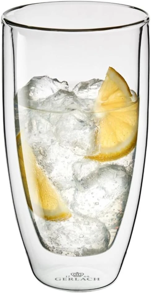 Gerlach Termo stiklinės 6 vnt. 350 ml, dvigubos sienelės