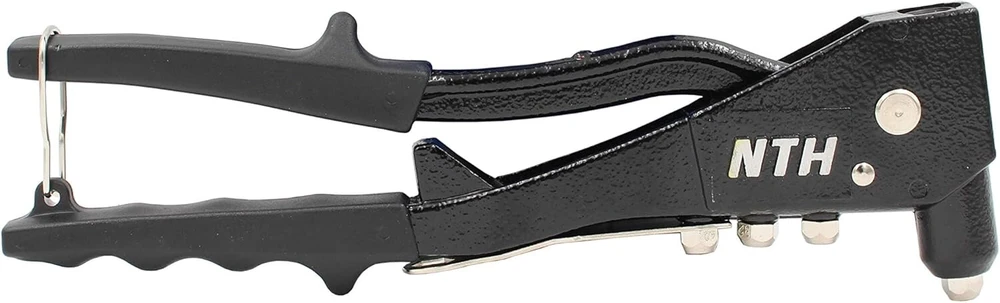 Gesipa kniedžių replės Gripfast Nth, skirtos "pasidaryk pats" darbams, tvirtos kniedijimo replės, aklųjų kniedžių replės, pop kniedžių replės, aklųjų kniedžių replės, skirtos aklosioms kniedėms, kurių skersmuo 2,4, 3,2, 4,0, 4,8 ir 5,0 mm