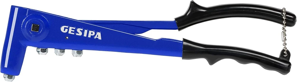 Gesipa kniedžių replių rinkinys Rivet Boy Nts su 100 aklųjų kniedžių, kurių skersmuo 4 mm, dėkle, tinkamas aklosioms kniedėms, kurių skersmuo 2,4, 3,2, 4,0, 4,8 ir 5,0 mm | Pirkti kniedžių reples, aklųjų kniedžių reples, pop kniedes