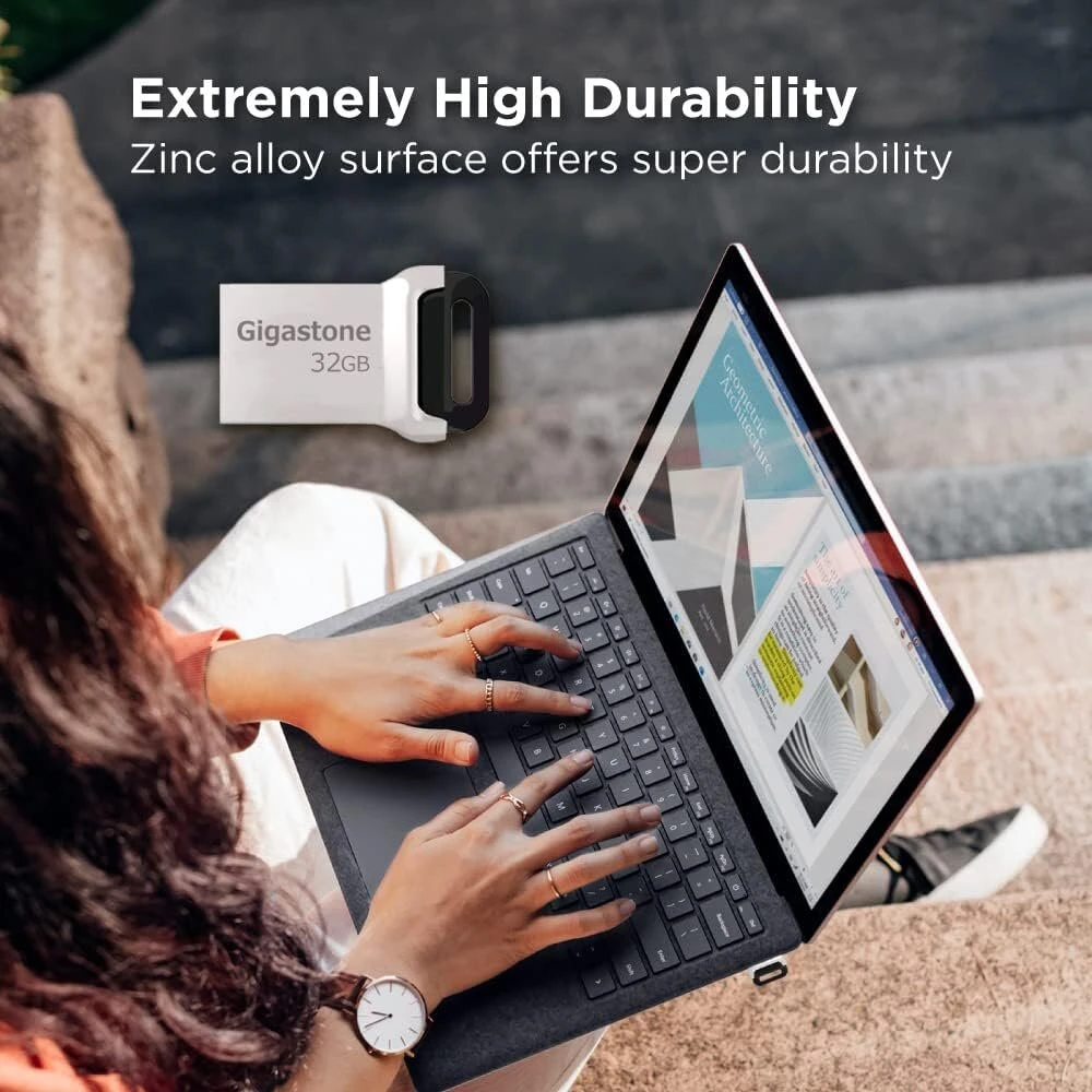 Gigastone 32gb Usb 3.2 Gen 1 atmintinė, Z90, metalinė, 100mb/s