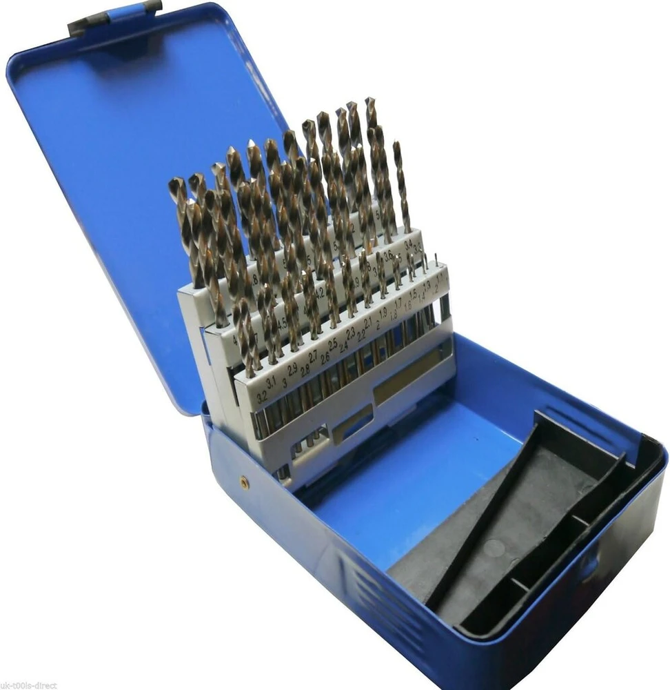 Giilayky 51 x Hss grąžtai 1-6mm, žingsnis po 0.1mm